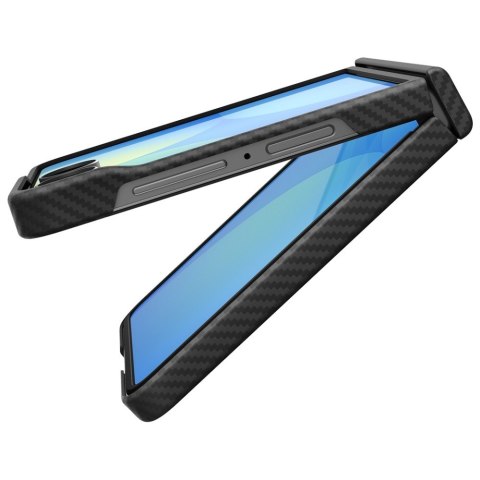 Etui Spigen Air Skin Aramid Mag MagSafe do Samsung Galaxy Z Flip8 czarny