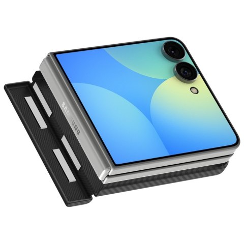 Etui Spigen Air Skin Aramid Mag MagSafe do Samsung Galaxy Z Flip8 czarny