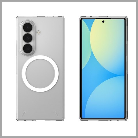 Etui Spigen Air Skin MagSafe do Samsung Galaxy Z Fold8 Ultra przezroczysty biały