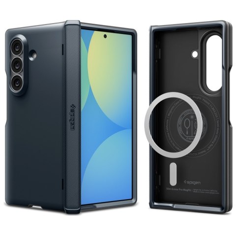 Etui Spigen Slim Armor Pro MagSafe do Samsung Galaxy Z Fold8 Ultra metal slate