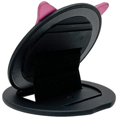 Magnetyczny uchwyt/podstawka Nimmy Cool&Cute 2.0 Cat na telefon różowy