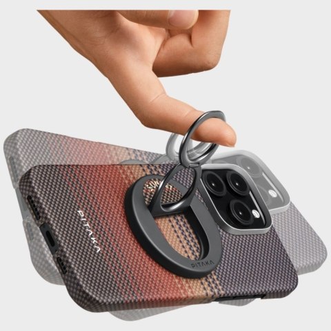 Uchwyt magnetyczny PITAKA MagEZ Grip 3 California Dream do telefonu sunset czarny