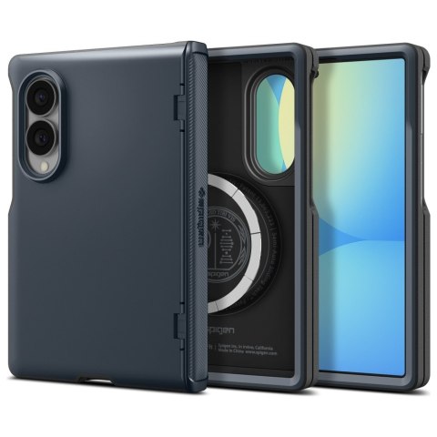 Etui Spigen Slim Armor Pro MagSafe do Samsung Galaxy Z Fold8 metal slate