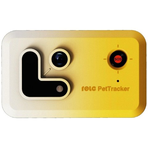 Lokalizator GPS ENABOT dla psa lub kota żółty