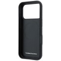 Etui BMW M Carbon Metal Logo MagSafe do iPhone 18 Pro / 17 Pro szary