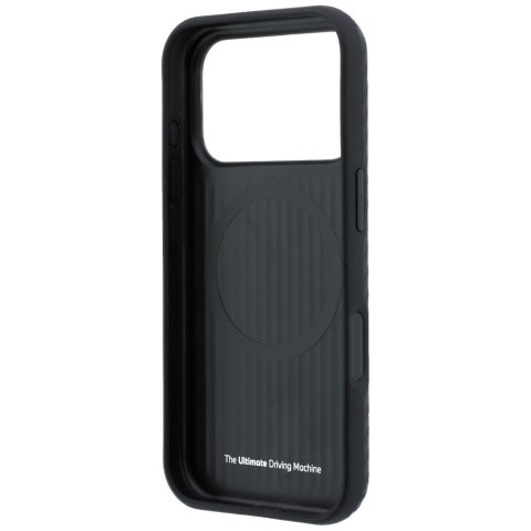 Etui BMW M Carbon Metal Logo MagSafe do iPhone 18 Pro Max / 17 Pro Max czarny