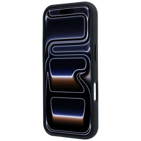 Etui BMW M Quadrille Kevlar Metal Logo MagSafe do iPhone 18 Pro / 17 Pro czarny