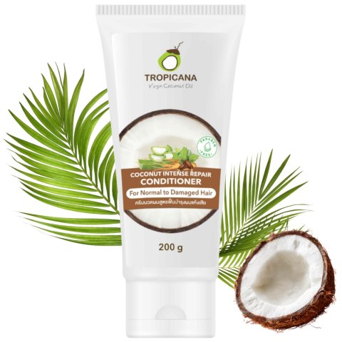 Tropicana Virgin Coconut Oil Bio Intensywnie Regenerująca Odżywka do Włosów 200 ml