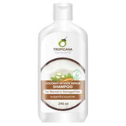 Tropicana Virgin Coconut Oil Bio Intensywnie Regenerujący Szampon do Włosów 290 ml