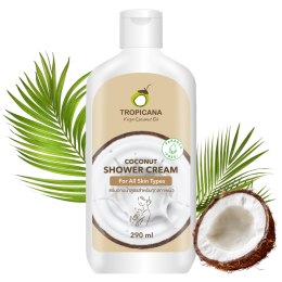 Tropicana Virgin Coconut Oil Bio Kremowy Żel pod prysznic Wegański 290 ml