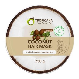 Tropicana Virgin Coconut Oil Bio Maska do Włosów Wegańska 250 ml