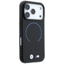 Etui BMW M Carbon Printed Ring MagSafe do iPhone 18 Pro Max / 17 Pro Max czarny