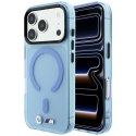 Etui BMW M IML Frosted Metal Logo & Trims MagSafe do iPhone 18 Pro Max / 17 Pro Max niebieski