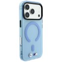 Etui BMW M IML Frosted Metal Logo & Trims MagSafe do iPhone 18 Pro Max / 17 Pro Max niebieski
