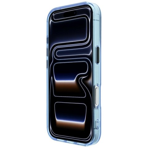 Etui BMW M IML Frosted Metal Logo & Trims MagSafe do iPhone 18 Pro Max / 17 Pro Max niebieski