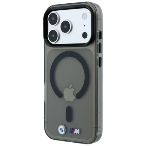 Etui BMW M IML Glossy Metal Logo & Trims MagSafe do iPhone 18 Pro / 17 Pro czarny