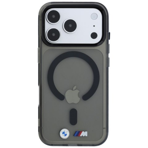 Etui BMW M IML Glossy Metal Logo & Trims MagSafe do iPhone 18 Pro / 17 Pro czarny