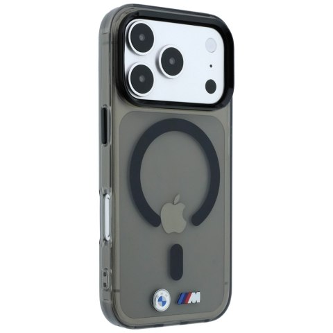 Etui BMW M IML Glossy Metal Logo & Trims MagSafe do iPhone 18 Pro / 17 Pro czarny