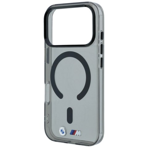 Etui BMW M IML Glossy Metal Logo & Trims MagSafe do iPhone 18 Pro / 17 Pro czarny