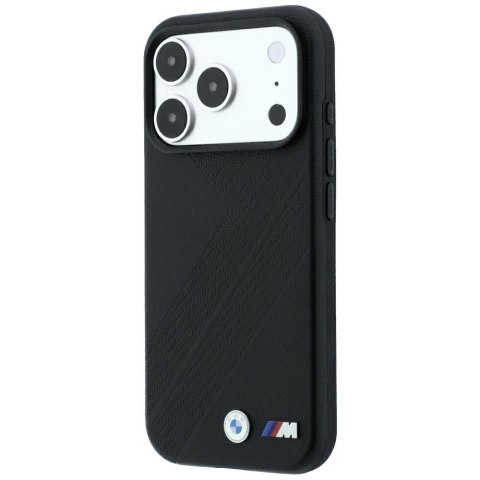 Etui BMW M Tire Track Metal Logo MagSafe do iPhone 18 Pro Max / 17 Pro Max czarny