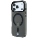 Etui BMW Sign Frosted IML & Metal Logo MagSafe do iPhone 18 Pro / 17 Pro czarny