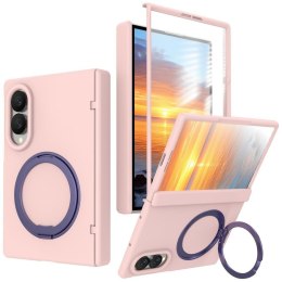 Etui Beline Hinge 360 do Samsung Galaxy Z Fold8 Ultra różowy