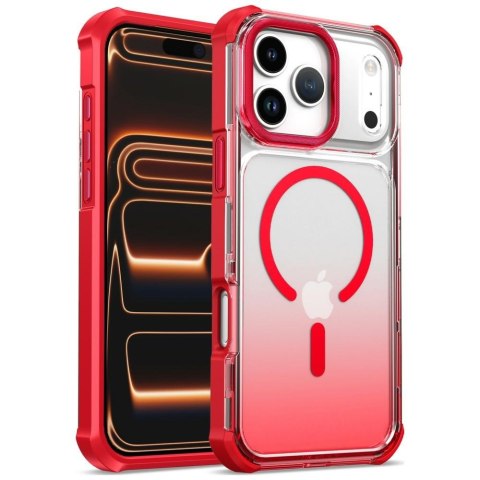 Etui Beline MagRing do iPhone 18 Pro Max czerwony