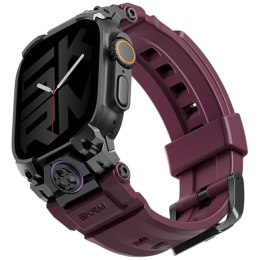 Pasek Skinarma Talon do Apple Watch Ultra 49mm burgundowy