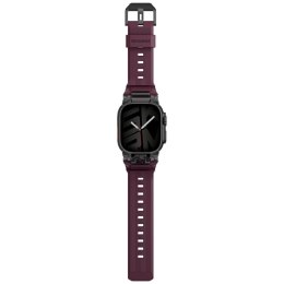 Pasek Skinarma Talon do Apple Watch Ultra 49mm burgundowy
