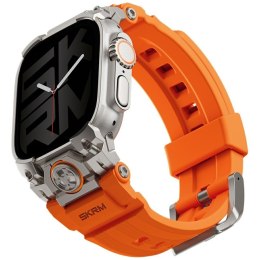 Pasek Skinarma Talon do Apple Watch Ultra 49mm pomarańczowy