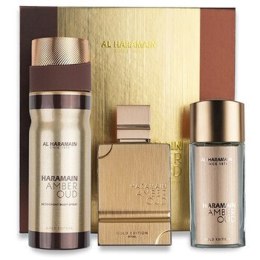 Al Haramain Amber Oud Gold Edition Extreme Gift Set Extrait de Parfum 75 ml, extrait de parfum 30 ml and body veil 250 ml 75 ml