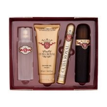 Cuba Royal Gift set EDT 100 ml, aftershave 100 ml, shower gel 200 ml and miniature EDT 35 ml 100 ml