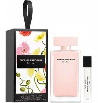 Narciso Rodriguez for Her EDP 100 ml gift set and Pure Musc EDP 10 ml miniature 100 ml