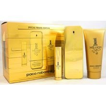 Paco Rabanne 1 Million Gift Set EDT 100 ml, żel pod prysznic 1 Million 100 ml a miniature 1 Million EDT 10 ml 100 ml