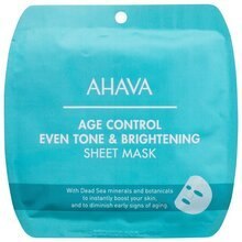 Ahava Age Control Even Tone & Brightening Sheet Mask - Brightening hydrating face mask 17.0 g