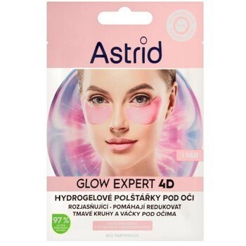 Astrid Glow Expert 4D - Rozjasňující hydrogelové polštářky pod oči s niacinamidem