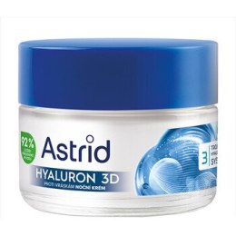 Astrid Hyaluron 3D Night Cream - Noční krem do twarzy proti vráskám 50 ml