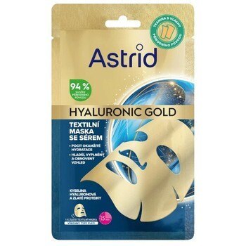 Astrid Hyaluronic Gold Mask - smoothing and volume-restoring sheet mask