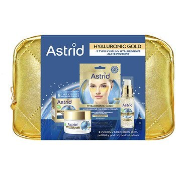 Astrid Hyaluronic Gold Set - Zestaw kosmetyczny