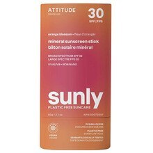 Attitude Orange Blossom Sunly Mineral Sunscreen Stick SPF 30 - Minerální ochranná tyčinka na tělo 60.0 g
