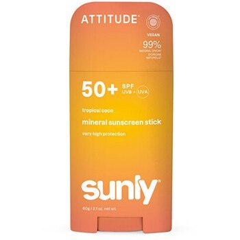 Attitude Sunly Mineral Stick SPF 50 - Minerální opalovací krém v tyčince 60.0 g