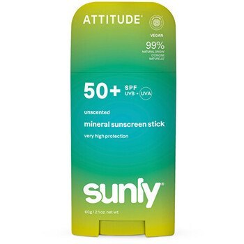 Attitude Sunly Stick SPF 50 - Minerální opalovací krém v tyčince 60.0 g