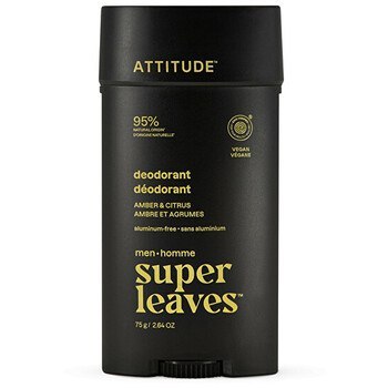 Attitude Super Leaves Amber & Citrus Deodorant - Přírodní pánský deodorant 75.0 g