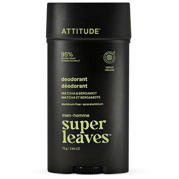Attitude Super Leaves Matcha & Bergamot Deodorant - natural men's deodorant 75.0 g