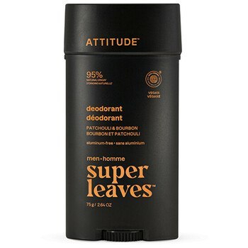 Attitude Super Leaves Patchouli & Bourbon Deodorant - Přírodní pánský deodorant 75.0 g