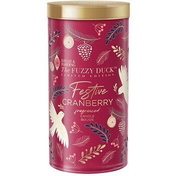 Baylis & Harding Festive Cranberry Fragranced Candle ( Zimní království ) - Vonná svíčka 390.0 g