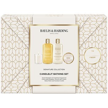 Baylis & Harding Mandarin & Grapefruit Candlelit Bathing Set - gift set