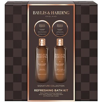 Baylis & Harding Refreshing Bath Kit ( black pepper & ginseng ) - gift set