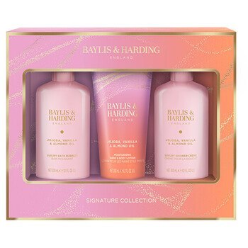 Baylis & Harding Signature Collection Bath Set ( jojoba, vanilla & almond oil ) - gift set