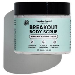 Breakout+aid Body Scrub - Tělový peeling na pokožku se sklonem k akné 150 ml